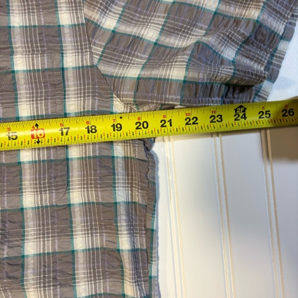 Patagonia Men's Gray Plaid Shirt size M organic cotton - Picture 6 of 7